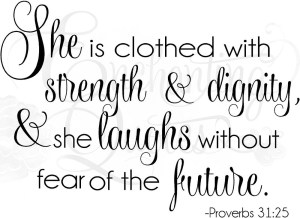 Clothed with strength